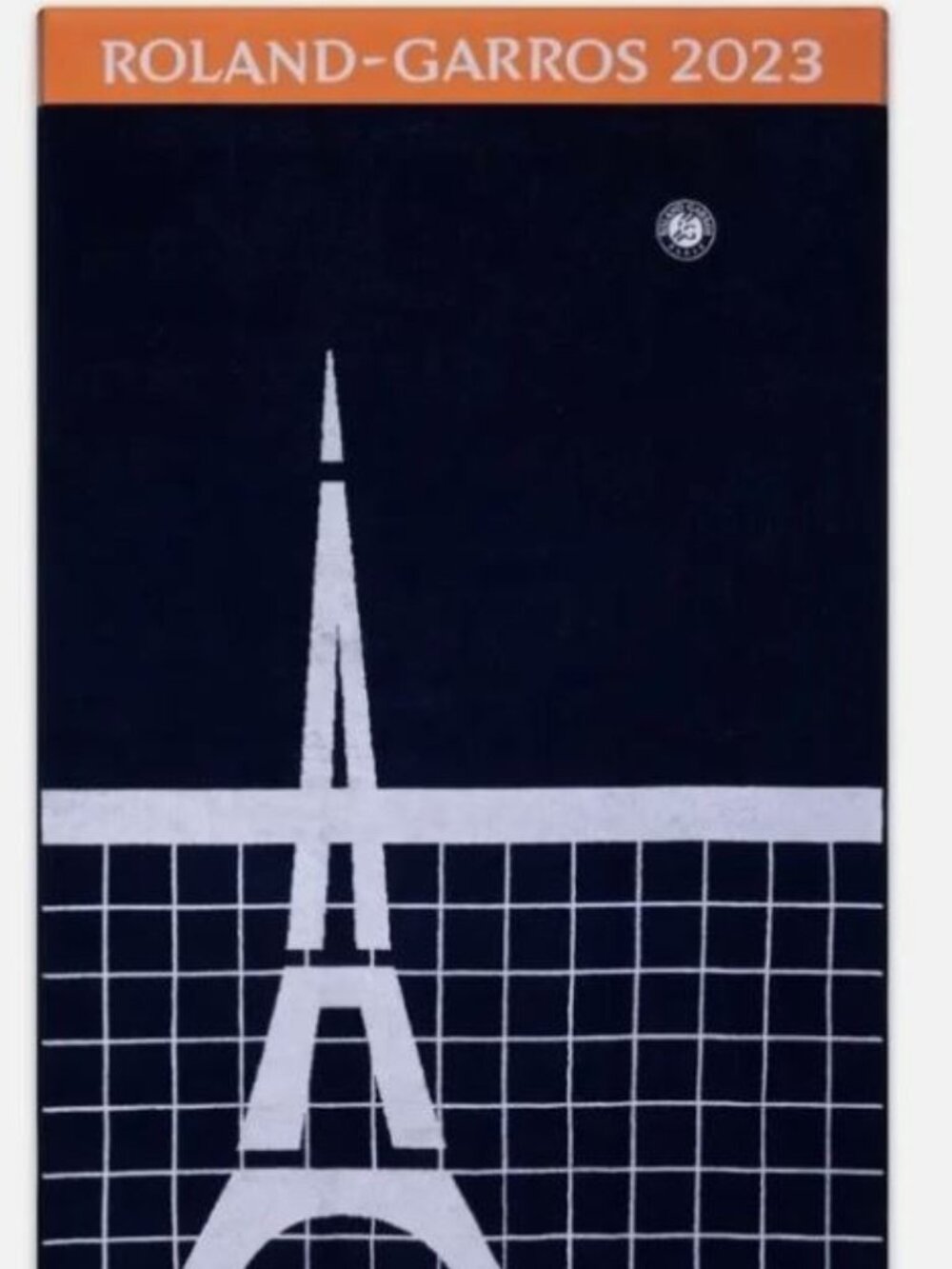 NWT 2023 Official Roland Garros Paris Eiffel Tower Tennis Towel French Open41x27